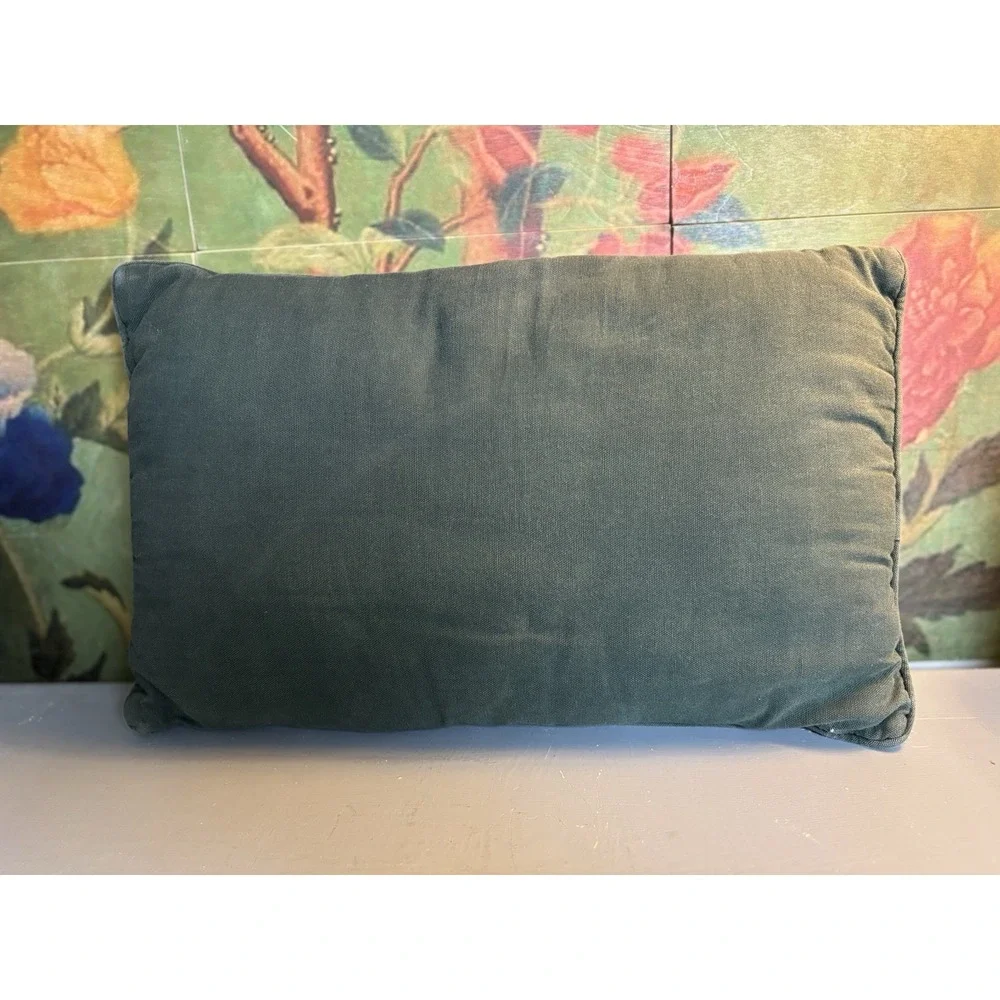 Vintage Sampler Pillow 17.5